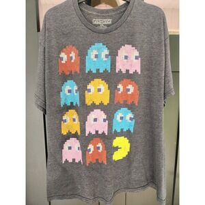 Vintage 90s Pacman Grey Tshirt Size‎ 2X